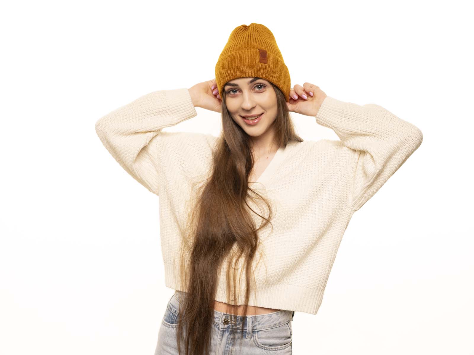 6060 - czapka zimowa Merino (tkana) - obrazek 2